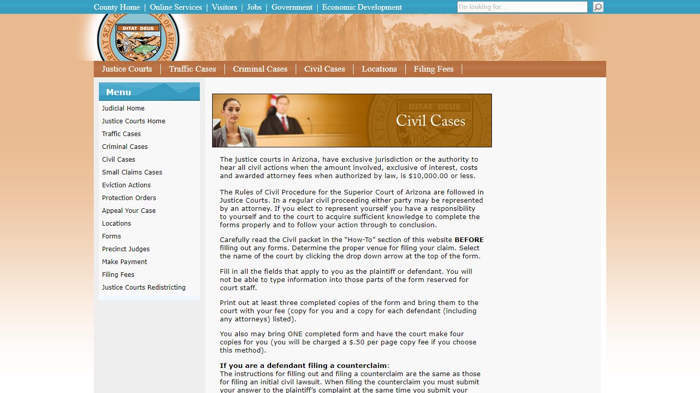 Civil Cases - Pinal County